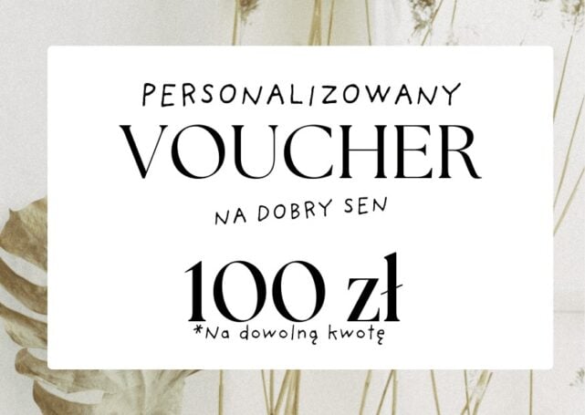 Personalizowany Voucher na dobry sen od ŁUSNE